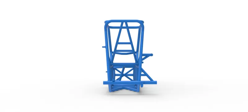 Frame of Vintage Pavement Sprint car Scale 1:25 - Model preview 11