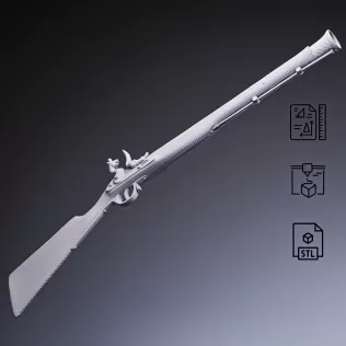 Flintlock Blunderbuss #RoZ - Model thumbnail 1