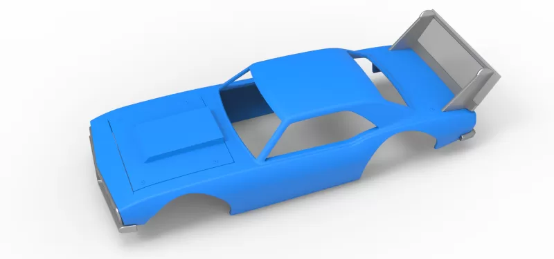 Shell of Vintage Semi-Late Model Stock Car Scale 1:25 - Model preview 2