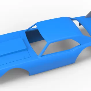 Shell of Vintage Semi-Late Model Stock Car Scale 1:25 - Model thumbnail 2