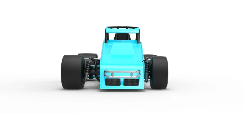 Pavement Sprint car Version 2 Scale 1:25 - Model preview 7