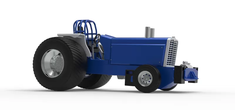 Pro Stock Pulling Tractor Version 5 Scale 1:25 - Model preview 22