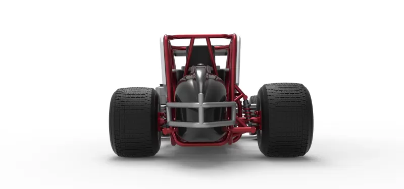 Dirt Silver Crown Car Scale 1:25 - Model preview 16