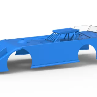 Shell of Wedge Dirt Late model Scale 1:25