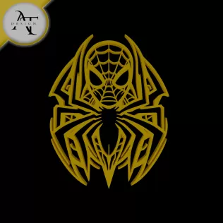 Spiderman - Marvel - Silhouette - 2D Wall Art Decor
