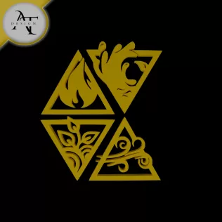 Elements - Silhouette - 2D Wall Art Decor