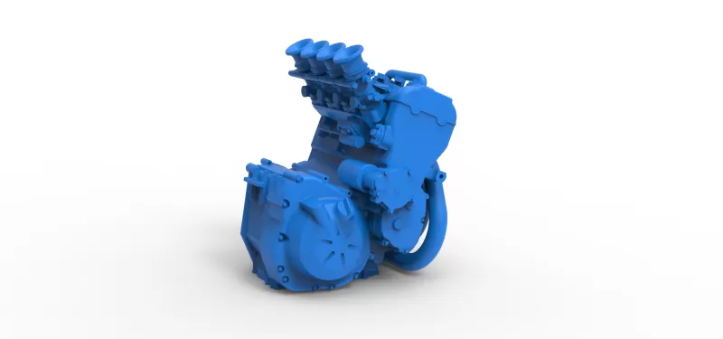 Engine of Three Quarter Midget Scale 1:25 - Model preview 17