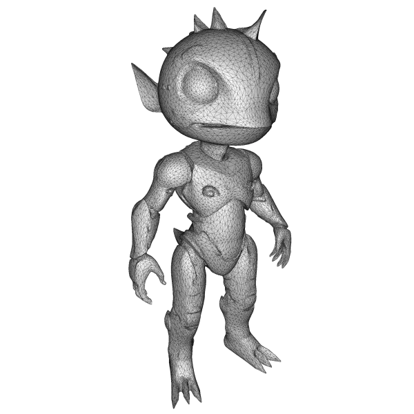 Fantasy Character Pack – Cute High-Poly Kitbash Creatures - Model preview 21