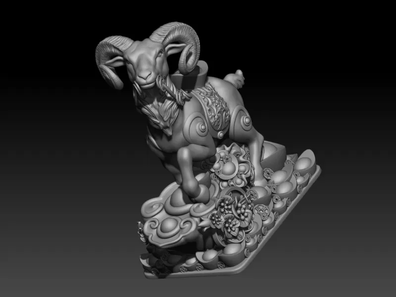 Zodiac Goat - Model preview 5