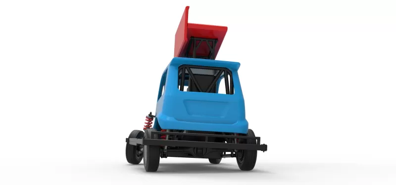New Zealand Ministock car while turning Version 3 Scale 1:25 - Model preview 15