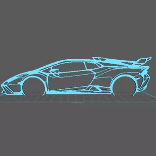 Lamborghini - Huracan Wall Art