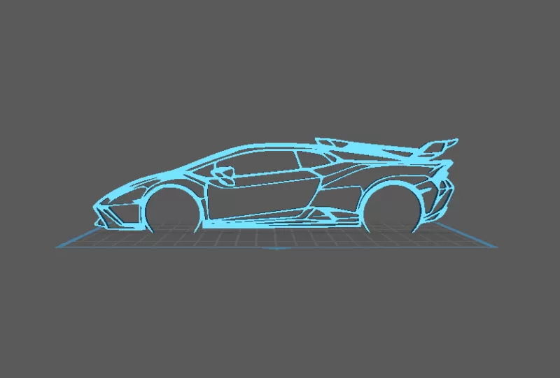 Lamborghini - Huracan Wall Art - Model preview 2