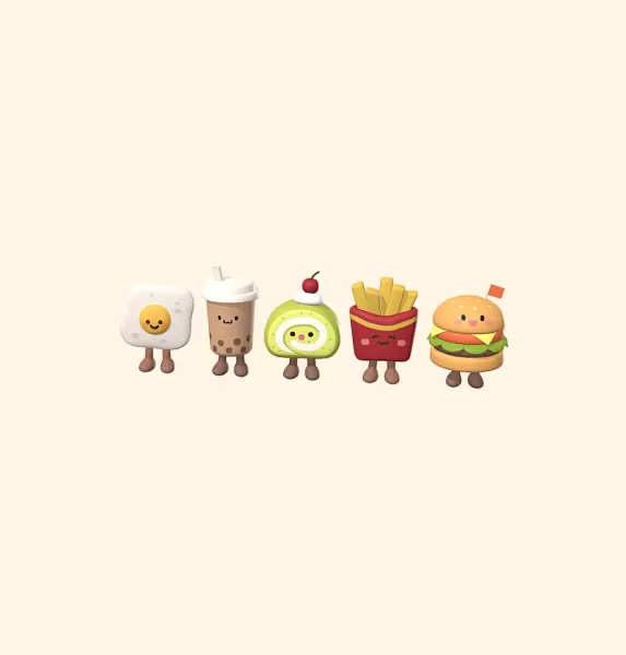 Food Monster Pack - Model preview 1