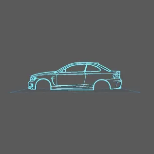 BMW - E82 2011 Wall Art