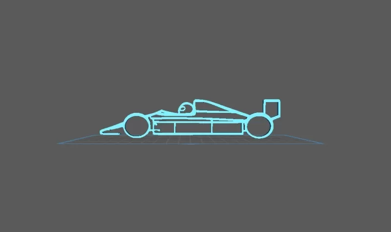 Formula 1 - 1980 Wall Art - Model preview 1