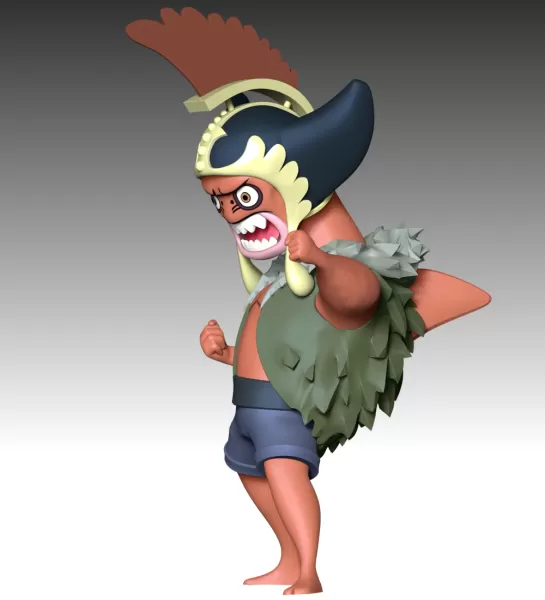 Daruma - One Piece - Model preview 5