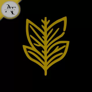 Simple Leaf Symbol - 2D Art