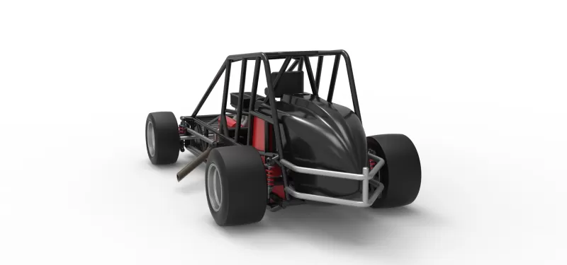 Experimental Pavement Silver Crown Car Base Scale 1:25 - Model preview 13