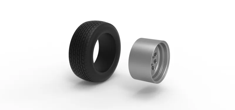 Wheel of Dirt Modified stock car V3 Scale 1:25 - Model preview 9
