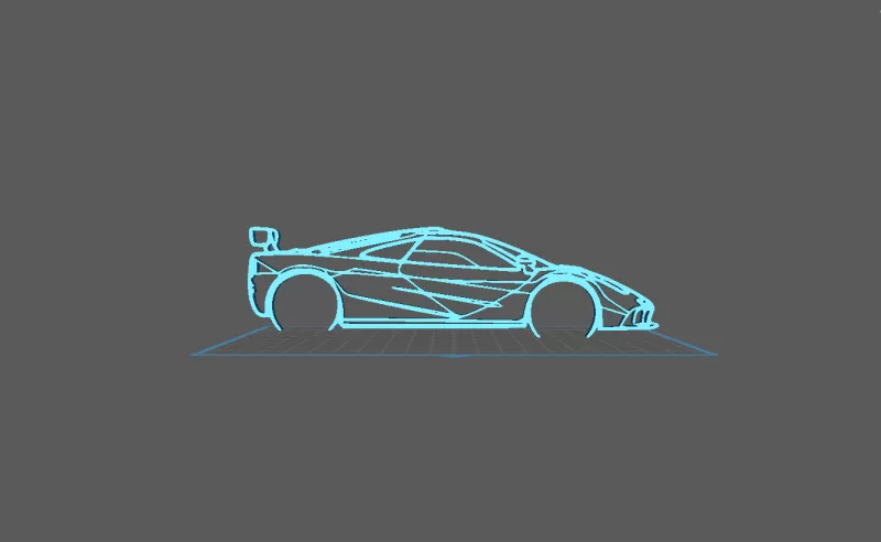 McLaren - F1 LM Wall Art - Model preview 2