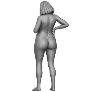 Beautiful Pregnant Woman 3D Print Model - Model thumbnail 5