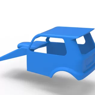 Shell of New Zealand Ministock car Version 2 Scale 1:25 - Model thumbnail 9
