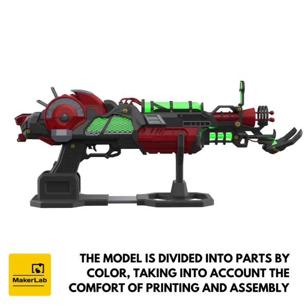 Ray Gun Mark II - CoD - Printable 3d model - STL files - Model preview 5