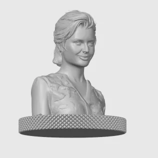 Rebecca Romijn 3D Bust Print