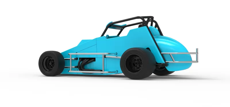 Pavement Sprint car Version 2 Scale 1:25 - Model preview 13