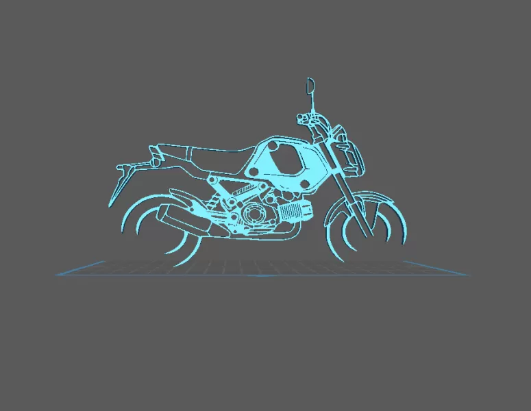 Honda - Grom 2022 Wall Art - Model preview 1