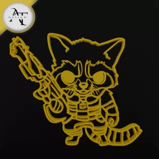 Rocket Raccoon- Guardians of the Galaxy - Marvel - 2D Wall Art