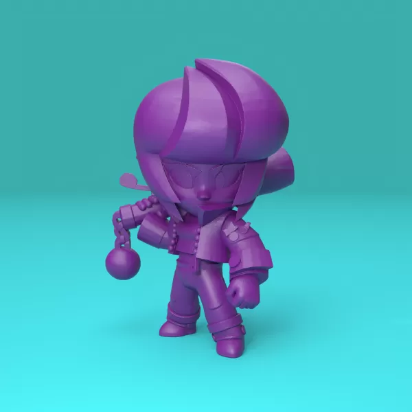Bibi (Original) - Brawl Stars - Model preview 3