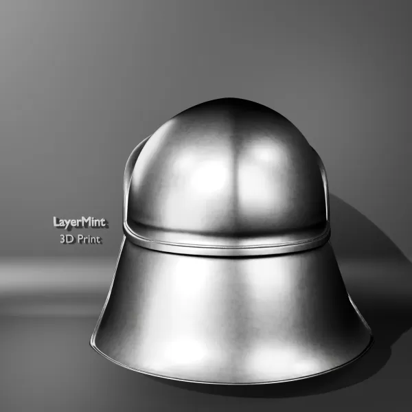 Roman Laurel Face Mask Helmet - Model preview 4