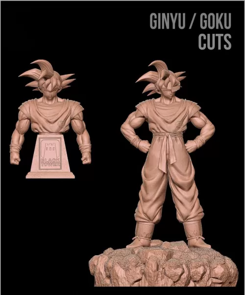Ginyu Goku in Namek planet Dragon Ball Z - Model preview 5