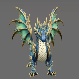 Celestial Tide Dragon STL File for 3D Print - Model thumbnail 10
