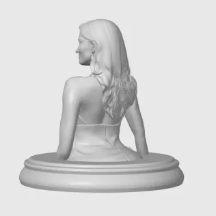 Catherine Zeta-Jones 3D Bust - Model thumbnail 4