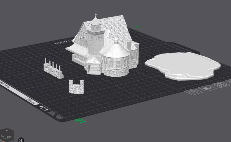 Mont Vernon Congregational Church 1896 - Model preview 10