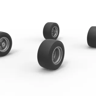 Wheel Set of 350 Supermodified Scale 1:25 - Model thumbnail 2