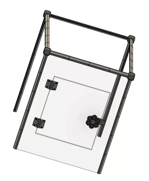 Universal display case. 3D printer display case - Model preview 5