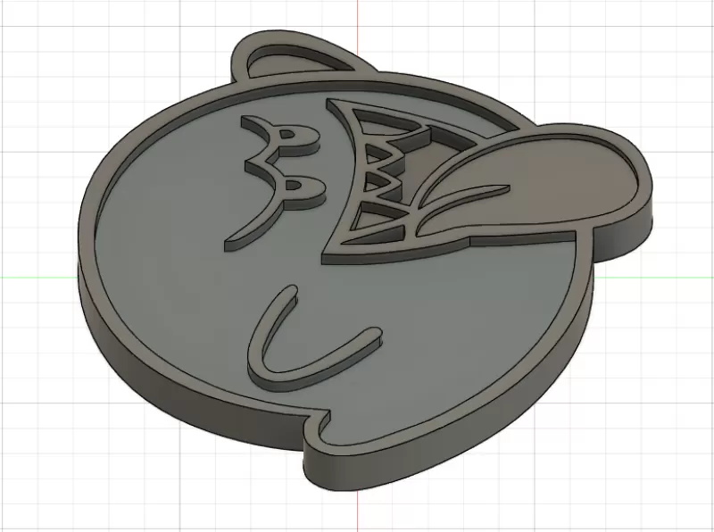 Tête Boo - Mario Bross - Model preview 2