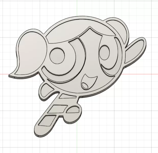 Bubbles - The Powerpuff Girls - Model preview 1