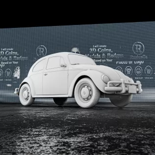 Volkswagen Beetle 1965 #RoZ - Model thumbnail 7