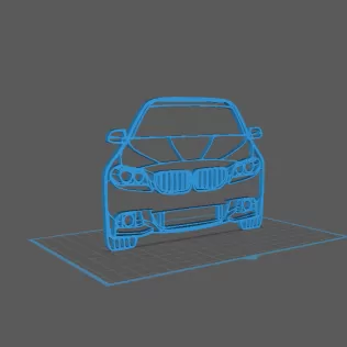 BMW - F10 2014 Wall Art - Model thumbnail 1