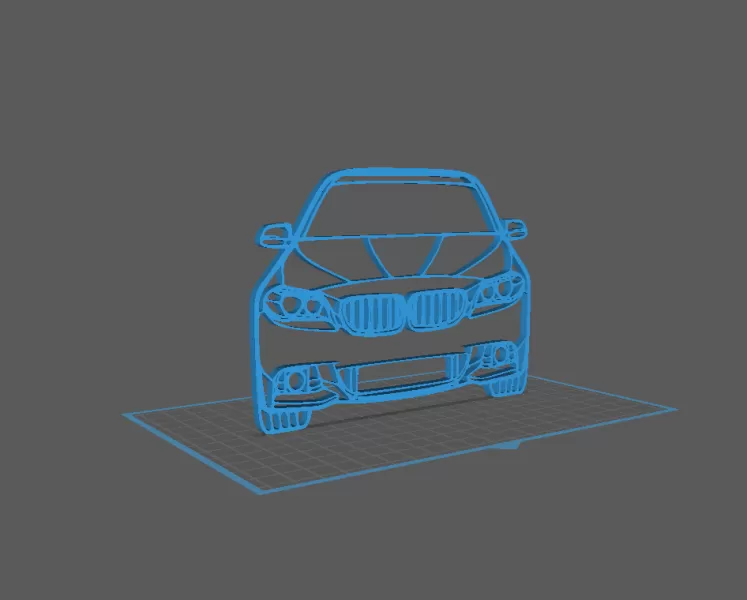 BMW - F10 2014 Wall Art - Model preview 1