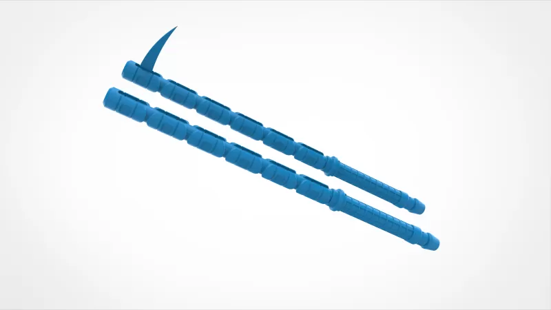 Yelena Belova Combat Batons from the Thunderbolts* 2025 - Model preview 10