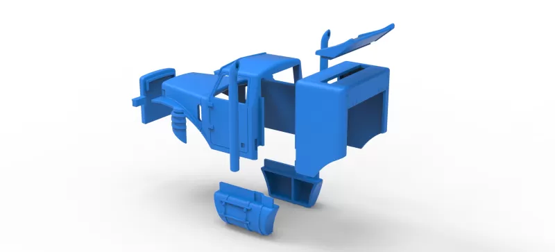Shell of Monster Tow Truck Scale 1:25 - Model preview 20