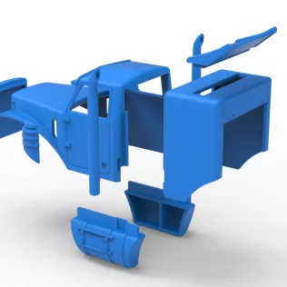 Shell of Monster Tow Truck Scale 1:25 - Model thumbnail 20