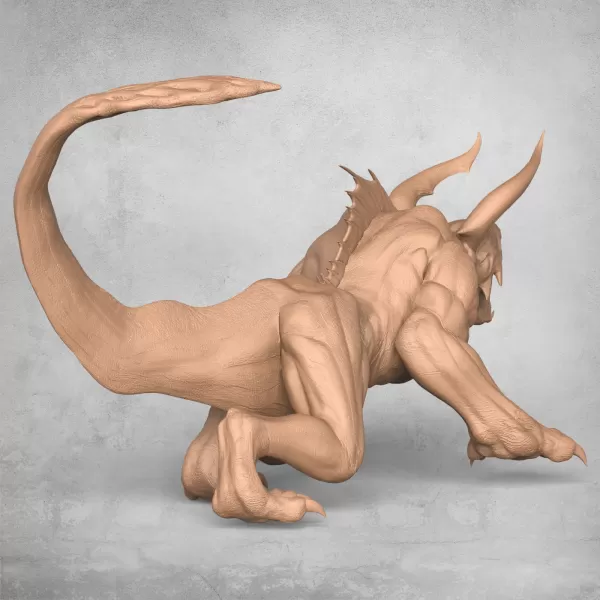 Monster Alien Animal - Model preview 5