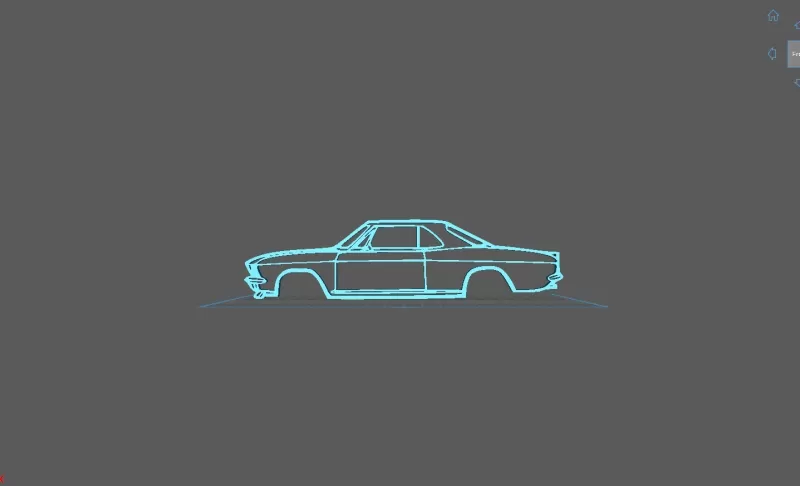 Chevrolet - Corvair 1966 Wall Art - Model preview 1