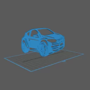 Renault - Megane 3 RS Wall Art - Model thumbnail 1